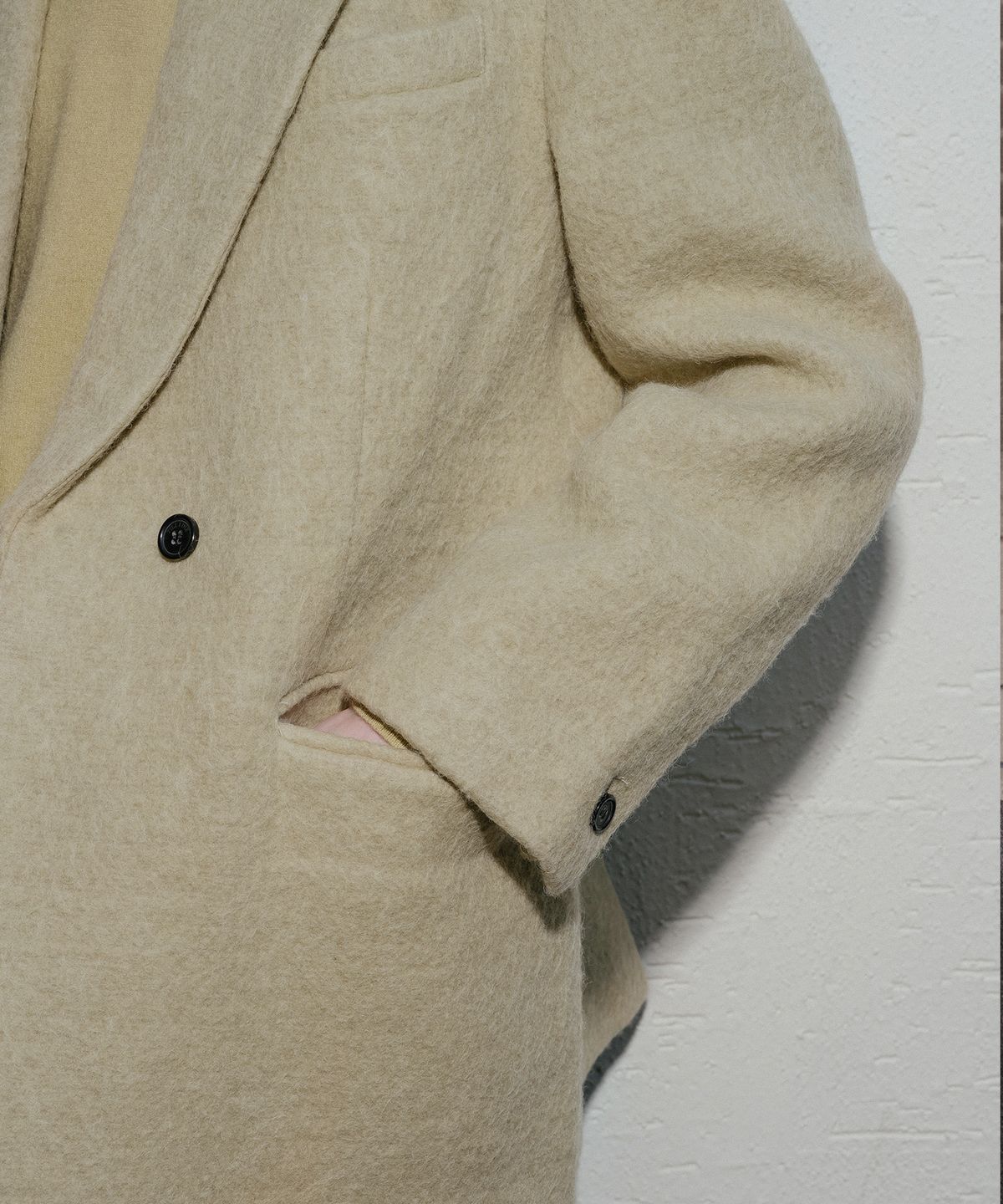 틸아이다이(TILL I DIE) Wool alpaca hairy jacket [TIWT04JK01]_Moss green