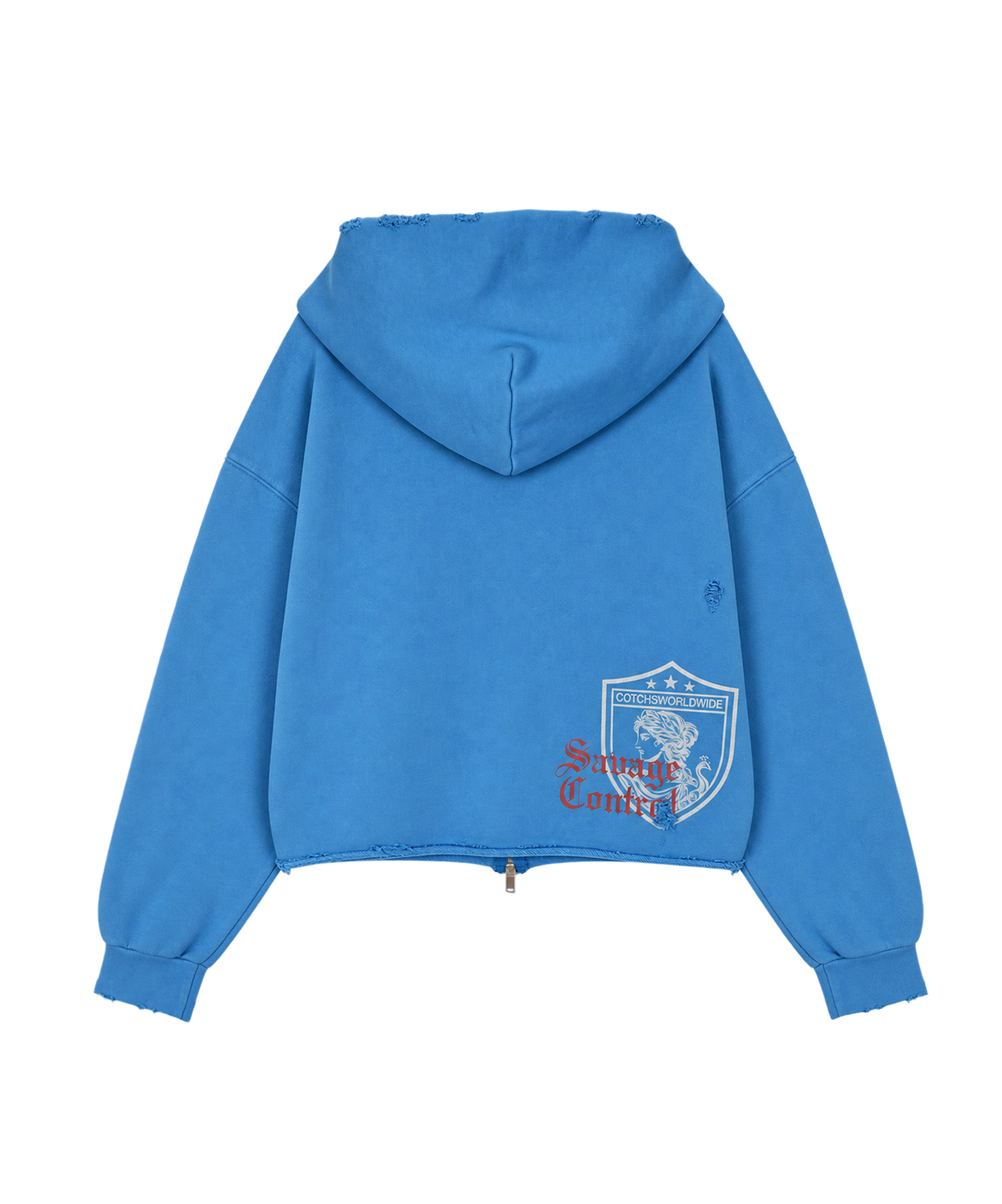 카치스(COTCHS) SAVAGE HOODED ZIP UP - BLUE