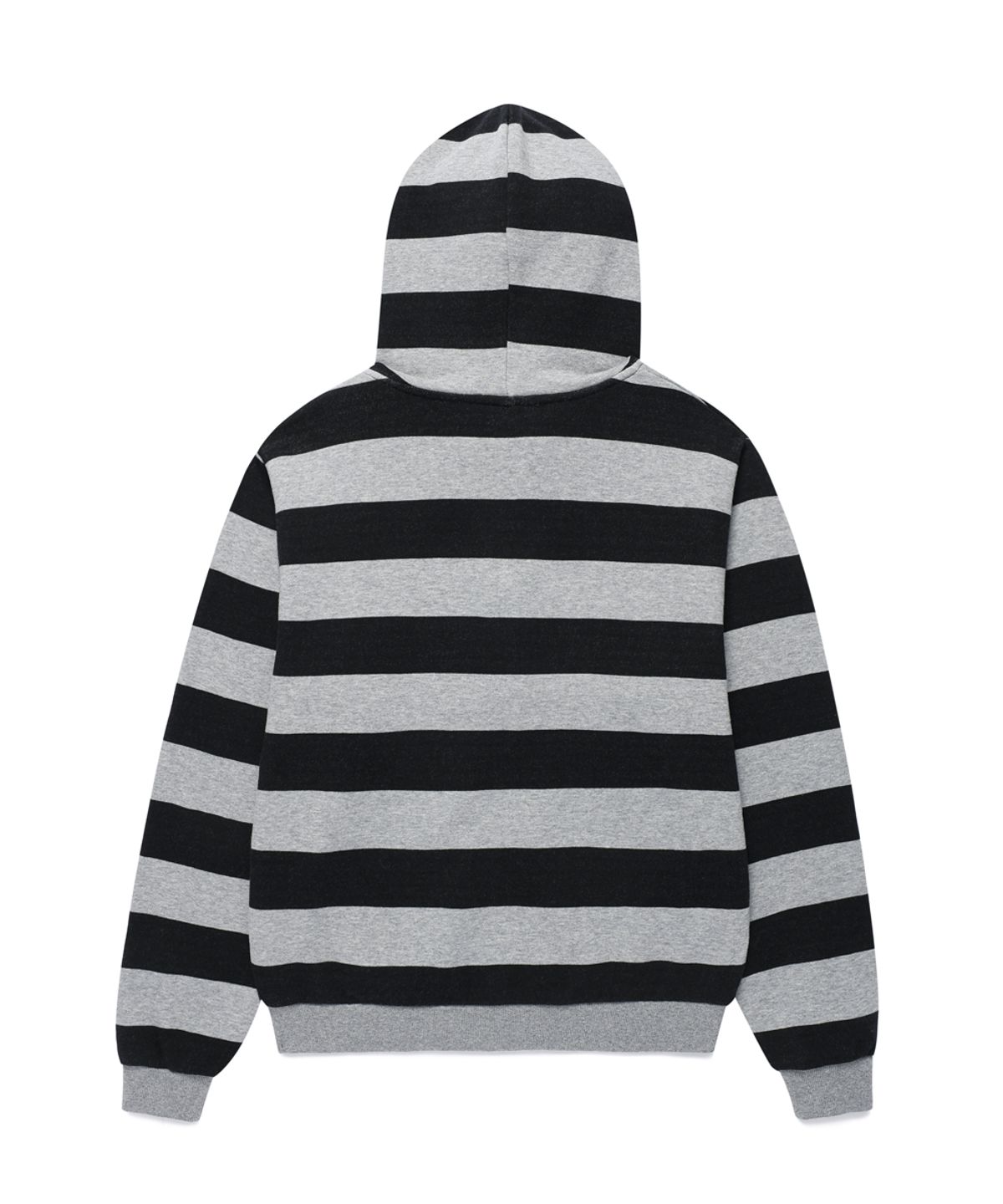카비시(CAVISH) STRIPED FUR ZIP UP HOODIE BLACK(CV2GFFM485A)