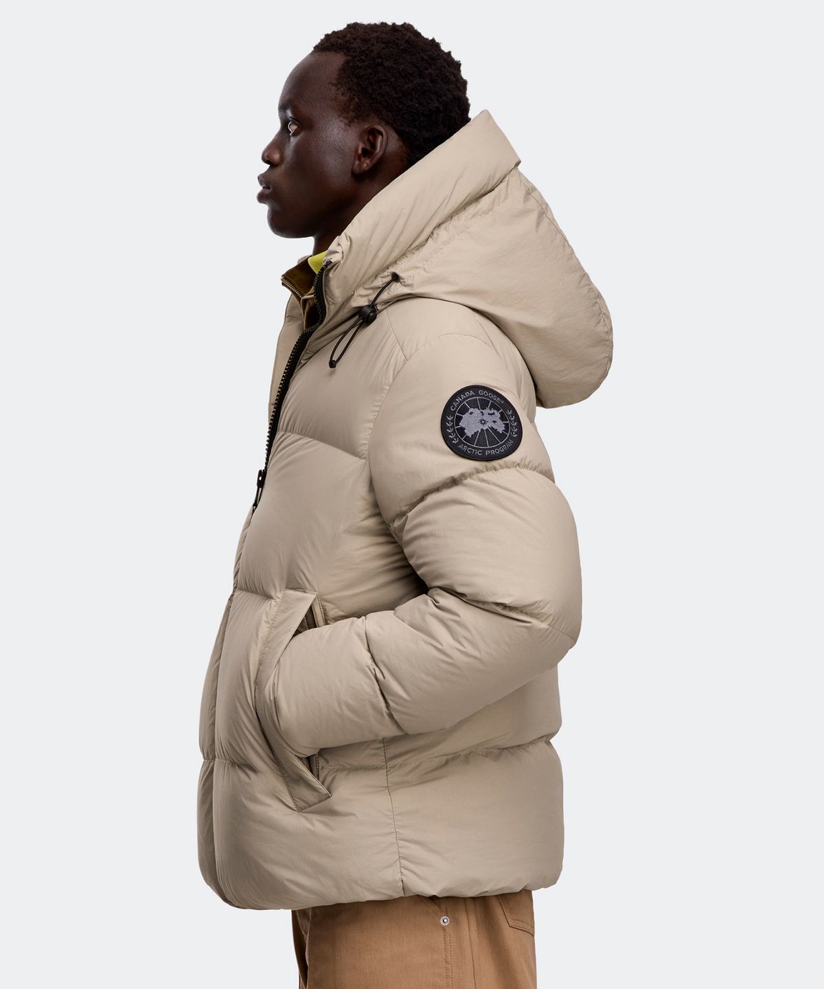 캐나다구스(CANADAGOOSE) 남성 크로프톤 푸퍼 매트(라떼)_Q266AMDB05LTN