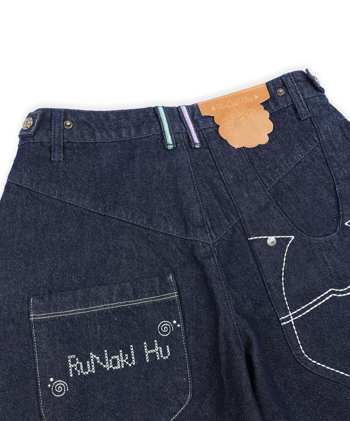 루나키후(RuNaKi'Hu') WXP112 돗토모리 뽀글뽀글 벌룬팬츠 (INDIGO)