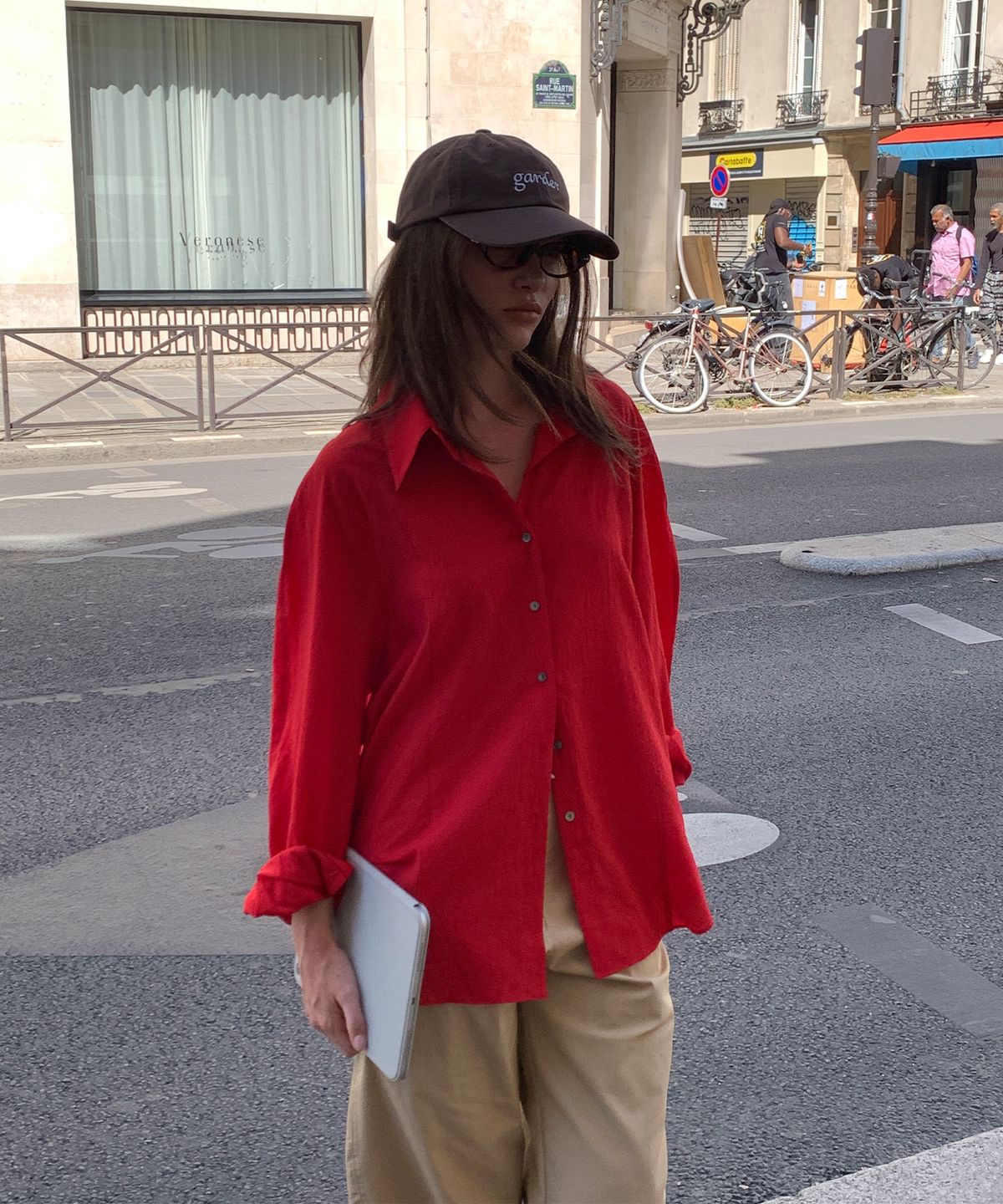 가더(GARDER) Sheef Blouse (Red)