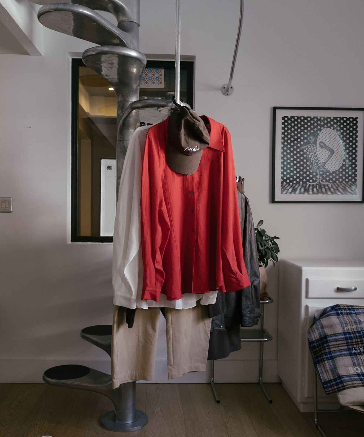 가더(GARDER) Sheef Blouse (Red)