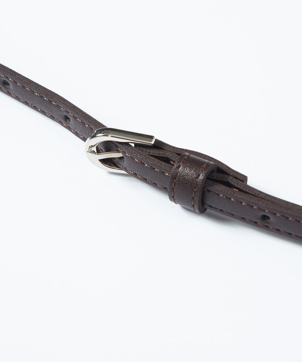 루시르주(LUCIR ZU) Double Wrap Long Belt (Brown)