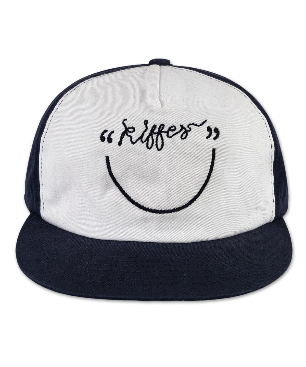 키페(KIFFER) Je Kiffe Smile 5-Panel two-tone ball cap-navy