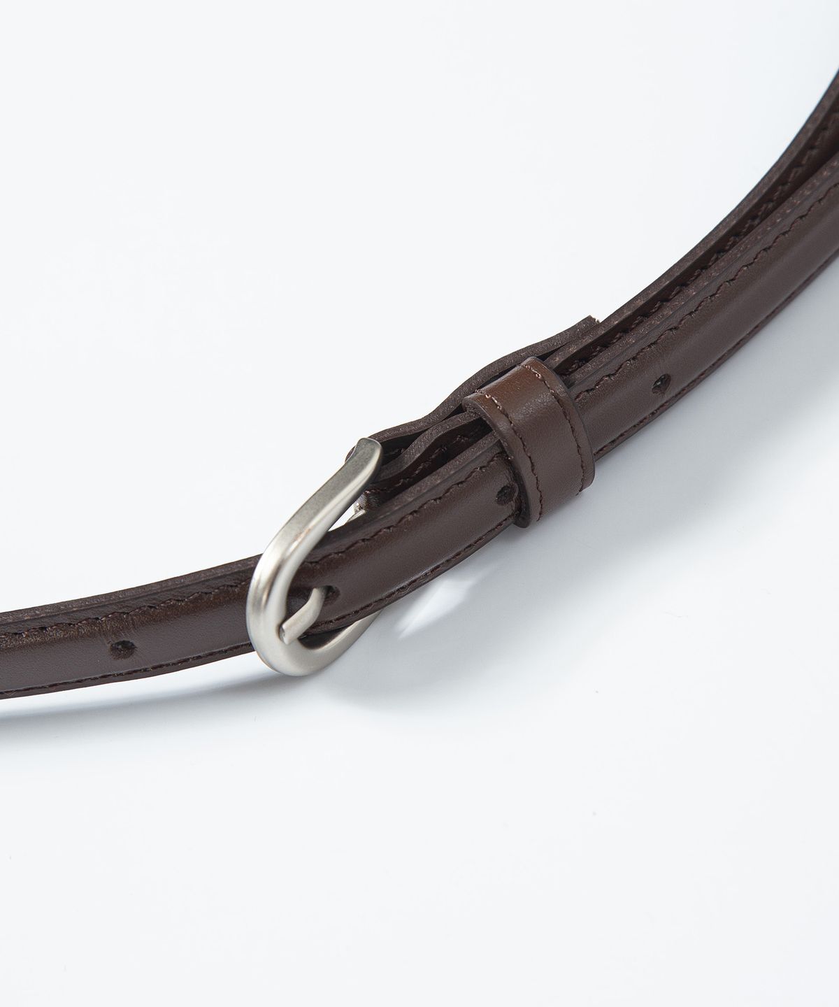 루시르주(LUCIR ZU) 15mm Cow Leather Belt (Brown)