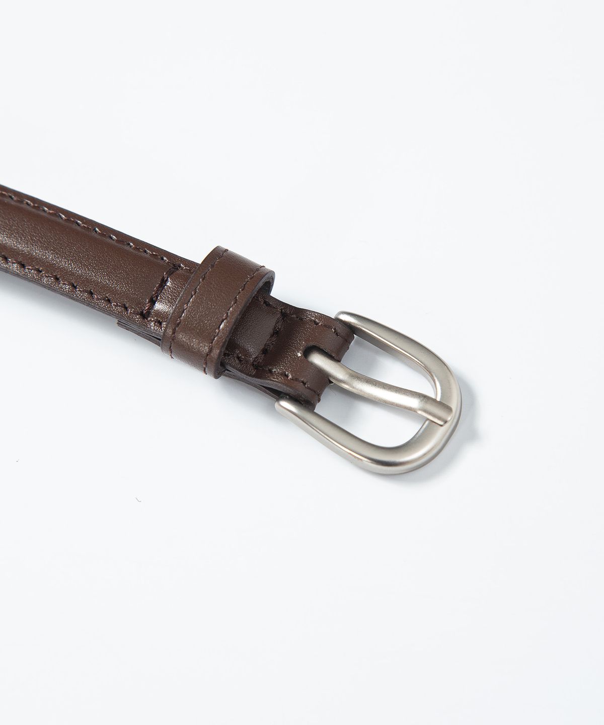 루시르주(LUCIR ZU) 15mm Cow Leather Belt (Brown)