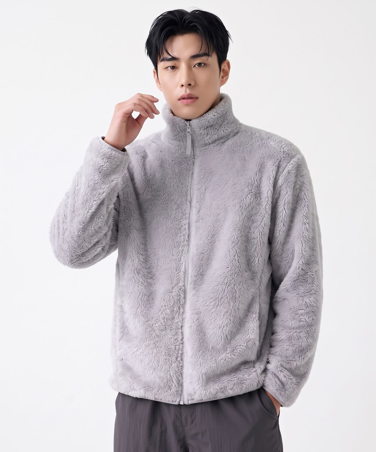 투엘라(2ELA) 남녀공용 윈터베이직 퍼플리스 자켓 8 Colors
