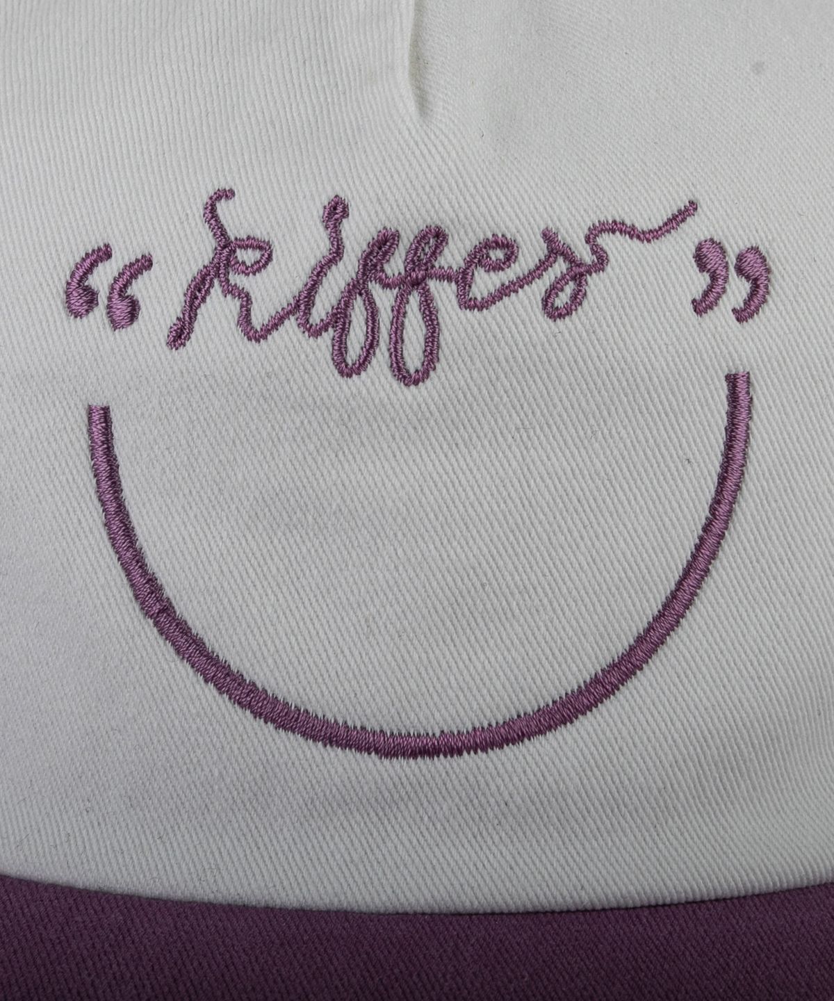 키페(KIFFER) Je Kiffe Smile 5-Panel two-tone ball cap-purple