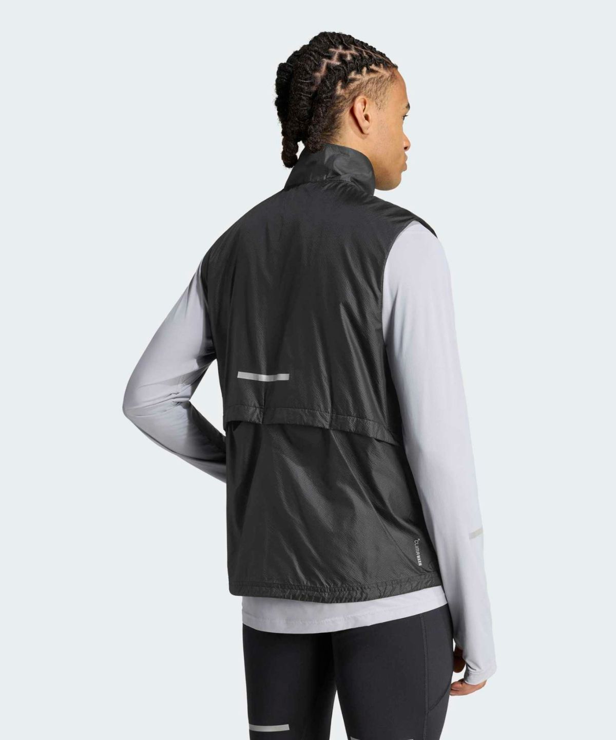 아디다스(ADIDAS) 아디365 러닝 웜 베스트 - 블랙 / KH1049