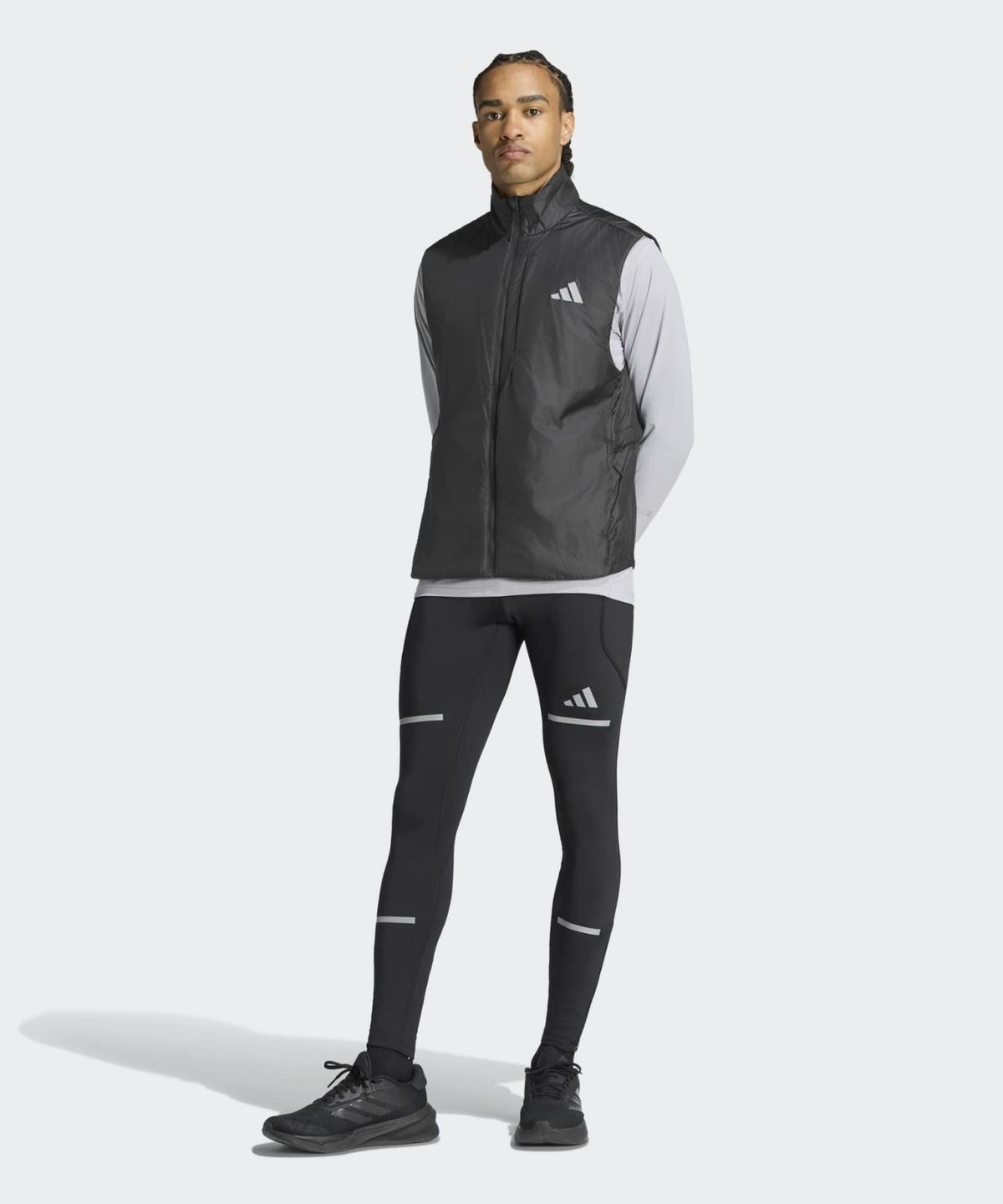 아디다스(ADIDAS) 아디365 러닝 웜 베스트 - 블랙 / KH1049