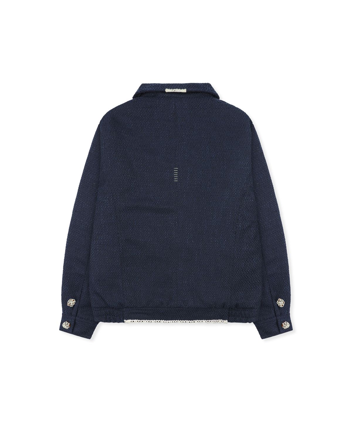 루나키후(RuNaKi'Hu') WXJ055 이토요리 트위드 퀼팅 블루종 (NAVY)
