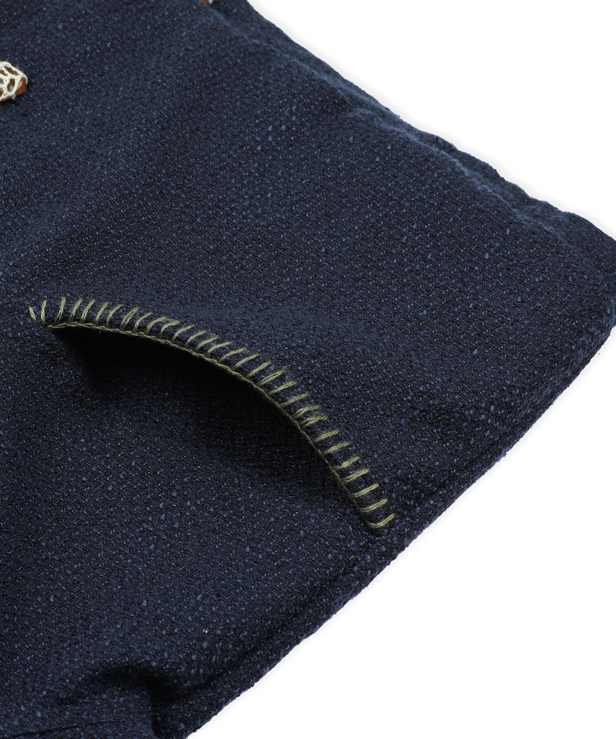 루나키후(RuNaKi'Hu') WXJ055 이토요리 트위드 퀼팅 블루종 (NAVY)