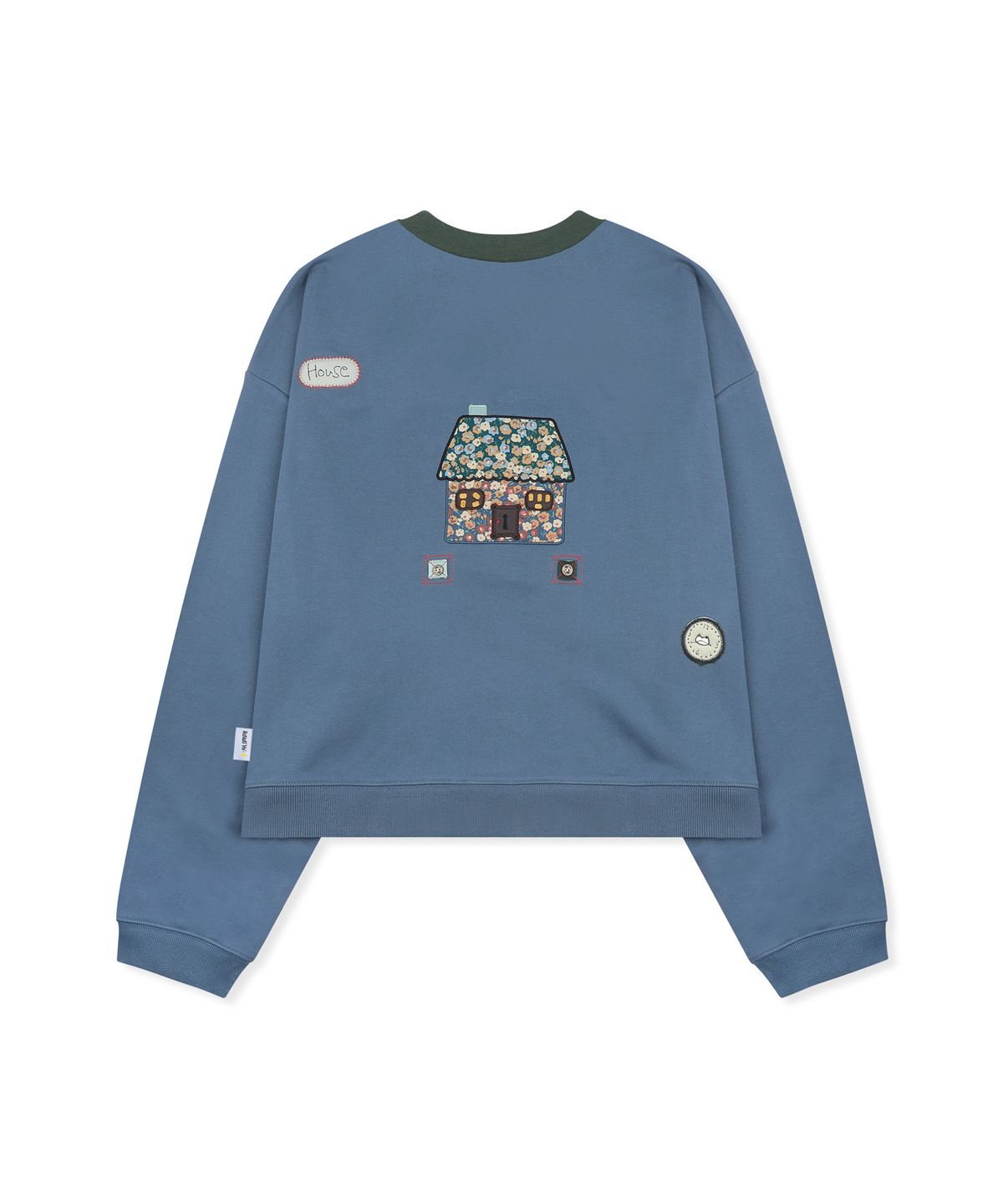 루나키후(RuNaKi'Hu') WXT110 하나고야 헨리넥 스웻셔츠 (NAVY)
