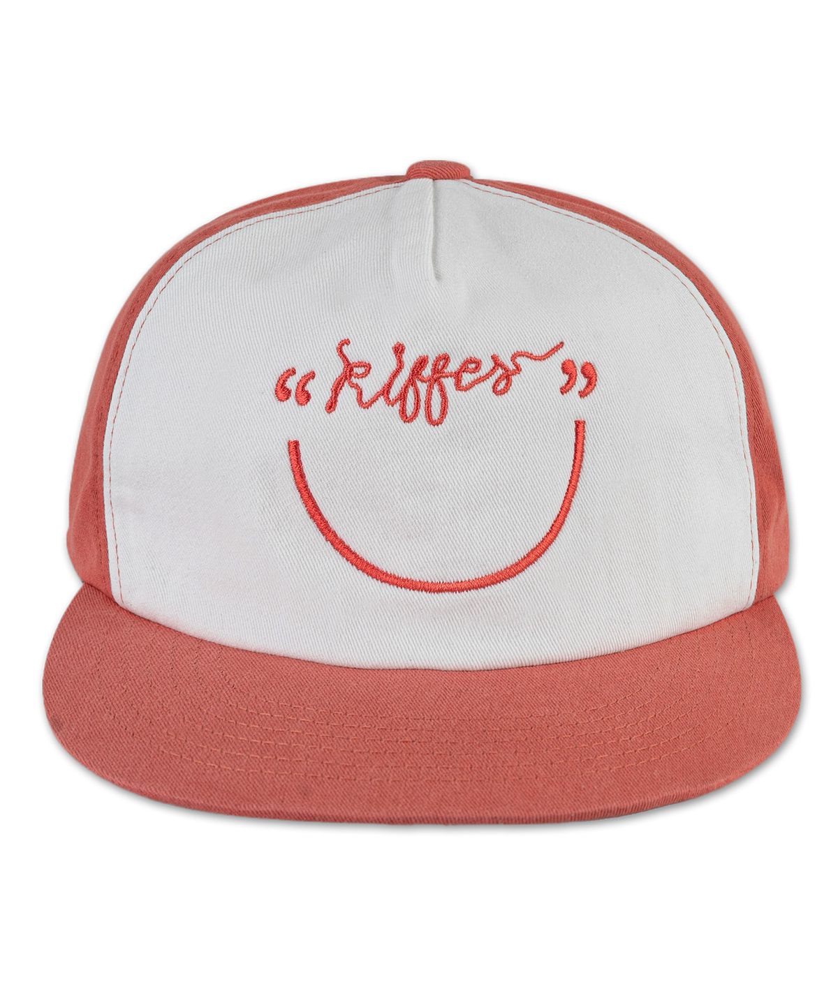 키페(KIFFER) Je Kiffe Smile 5-Panel two-tone ball cap-pink