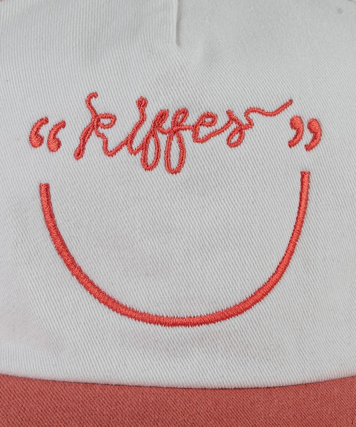 키페(KIFFER) Je Kiffe Smile 5-Panel two-tone ball cap-pink