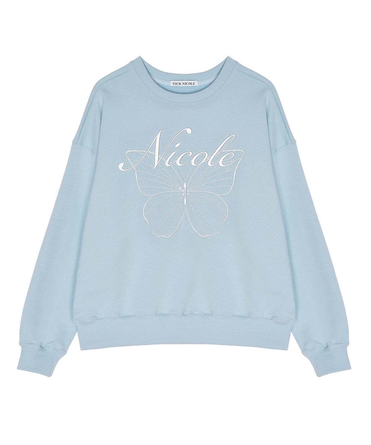 닉앤니콜(NICK&NICOLE) NICOLE BUTTERFLY SWEATSHIRT_SORA