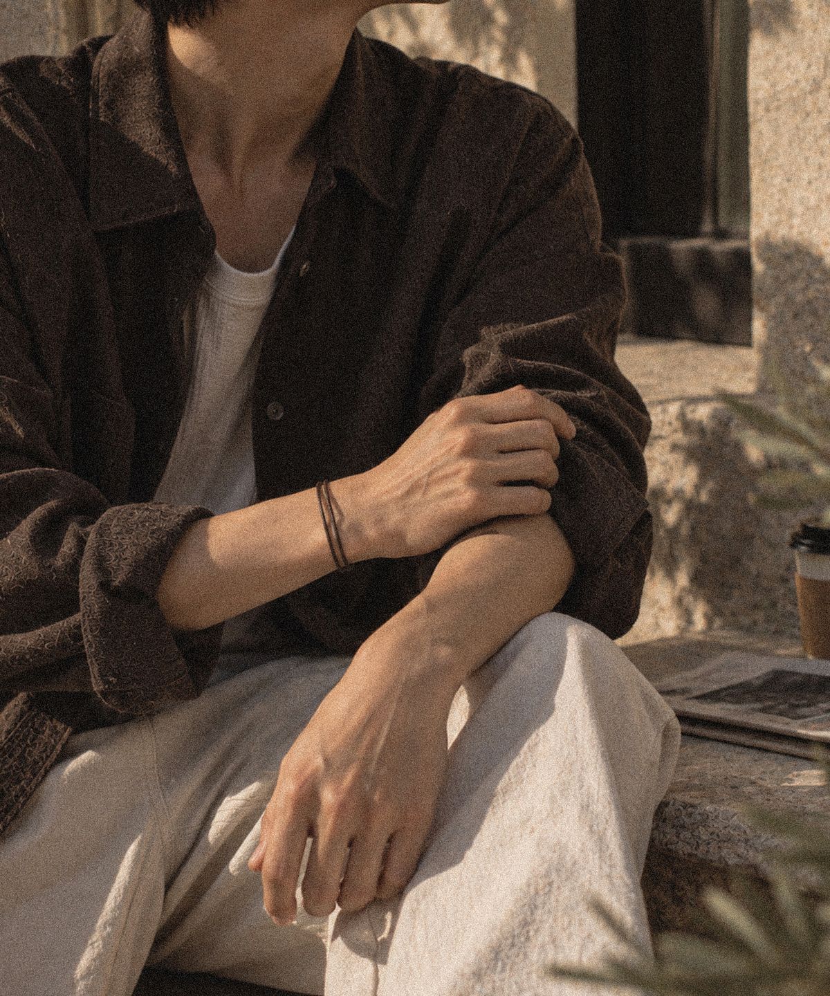 헬리오스(HELIOS) LINK BRACELET #5 [BROWN]