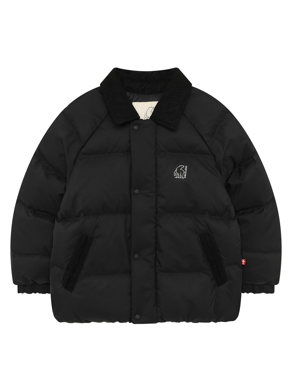 노르디스크(NORDISK) 올보르 DRY 크리스탈다운 후디 점퍼 - K_Black