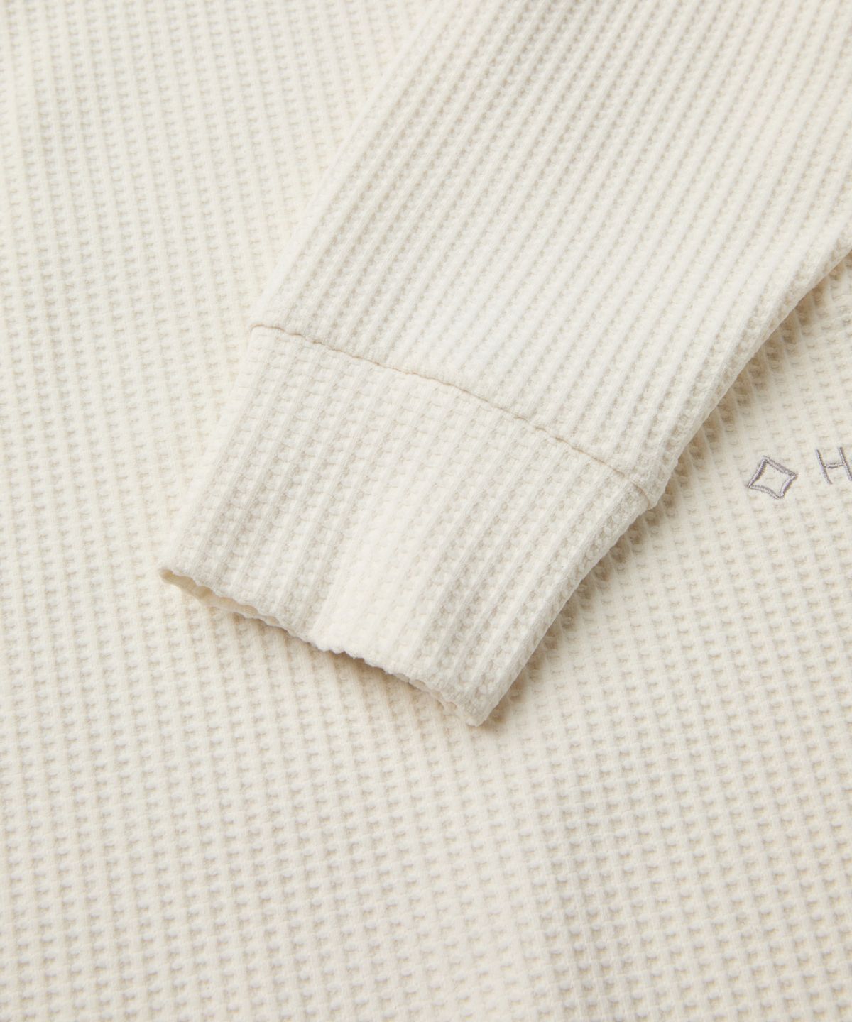 헬리녹스 웨어(HELINOX WEAR) 와플 모크넥 긴팔 티셔츠 우먼_Ivory