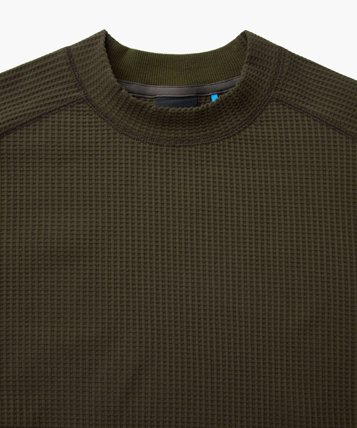 헬리녹스 웨어(HELINOX WEAR) 와플 모크넥 긴팔 티셔츠 우먼_Brown