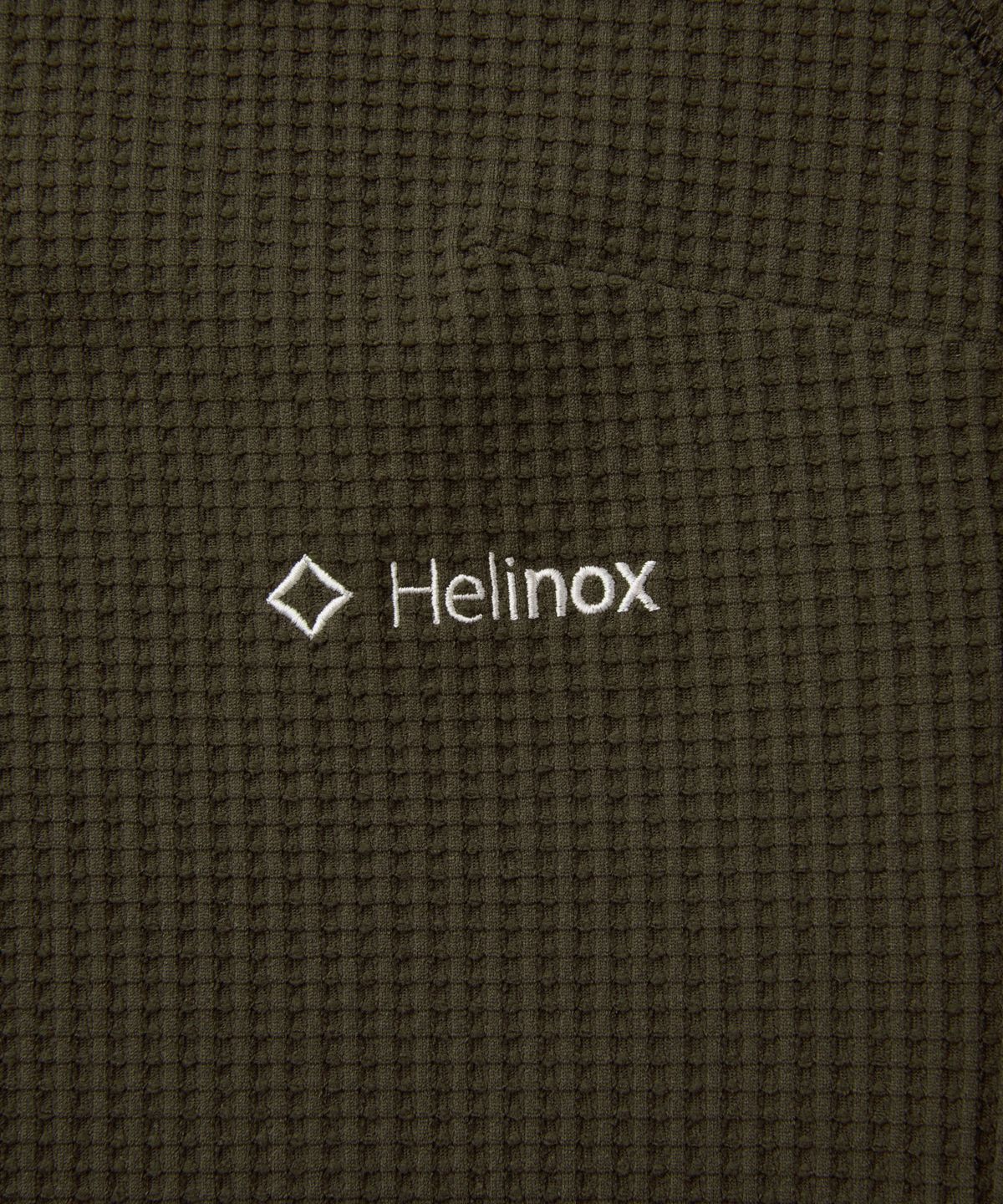 헬리녹스 웨어(HELINOX WEAR) 와플 모크넥 긴팔 티셔츠 우먼_Brown