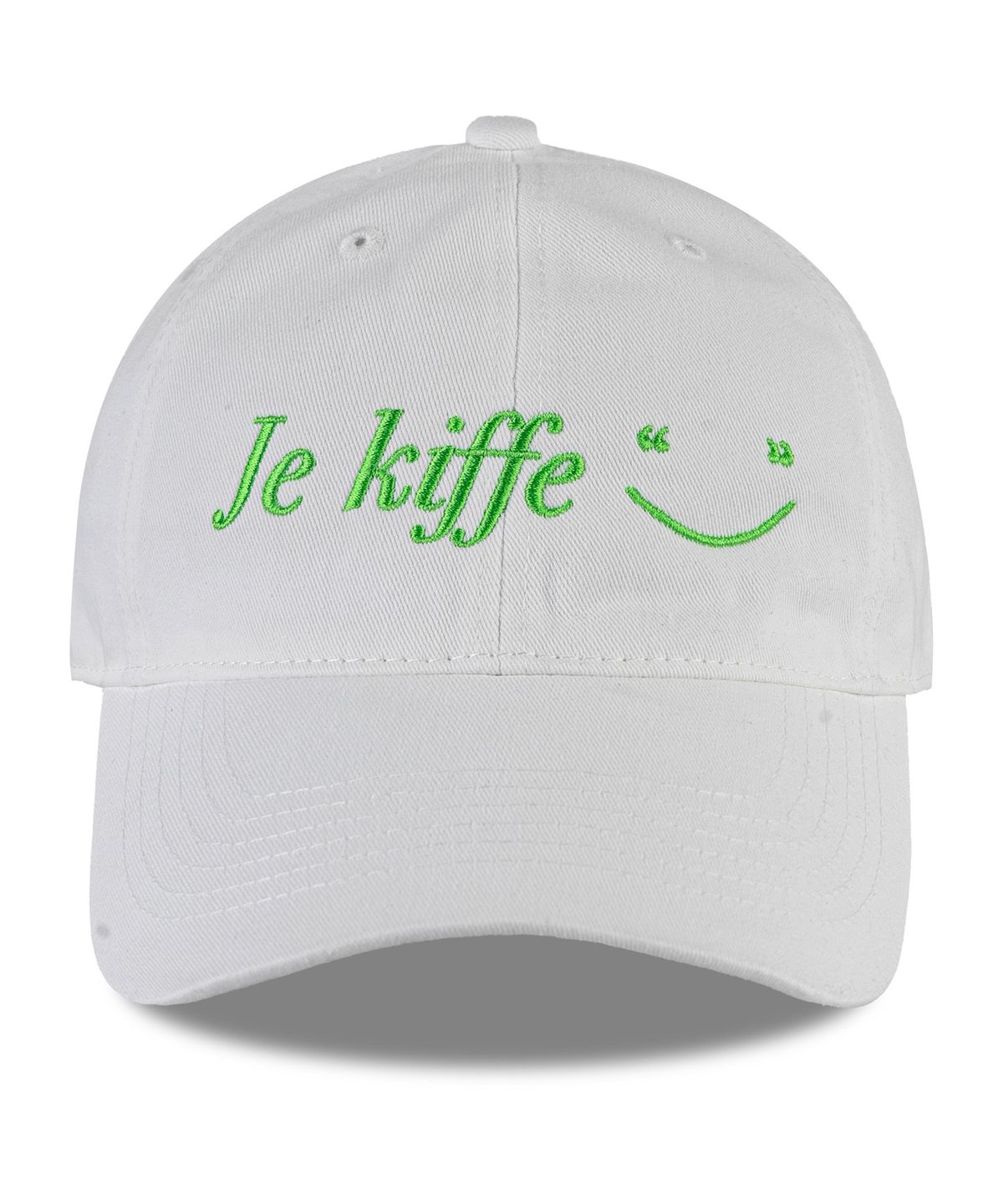 키페(KIFFER) Je Kiffe Smile Ball cap-washing white