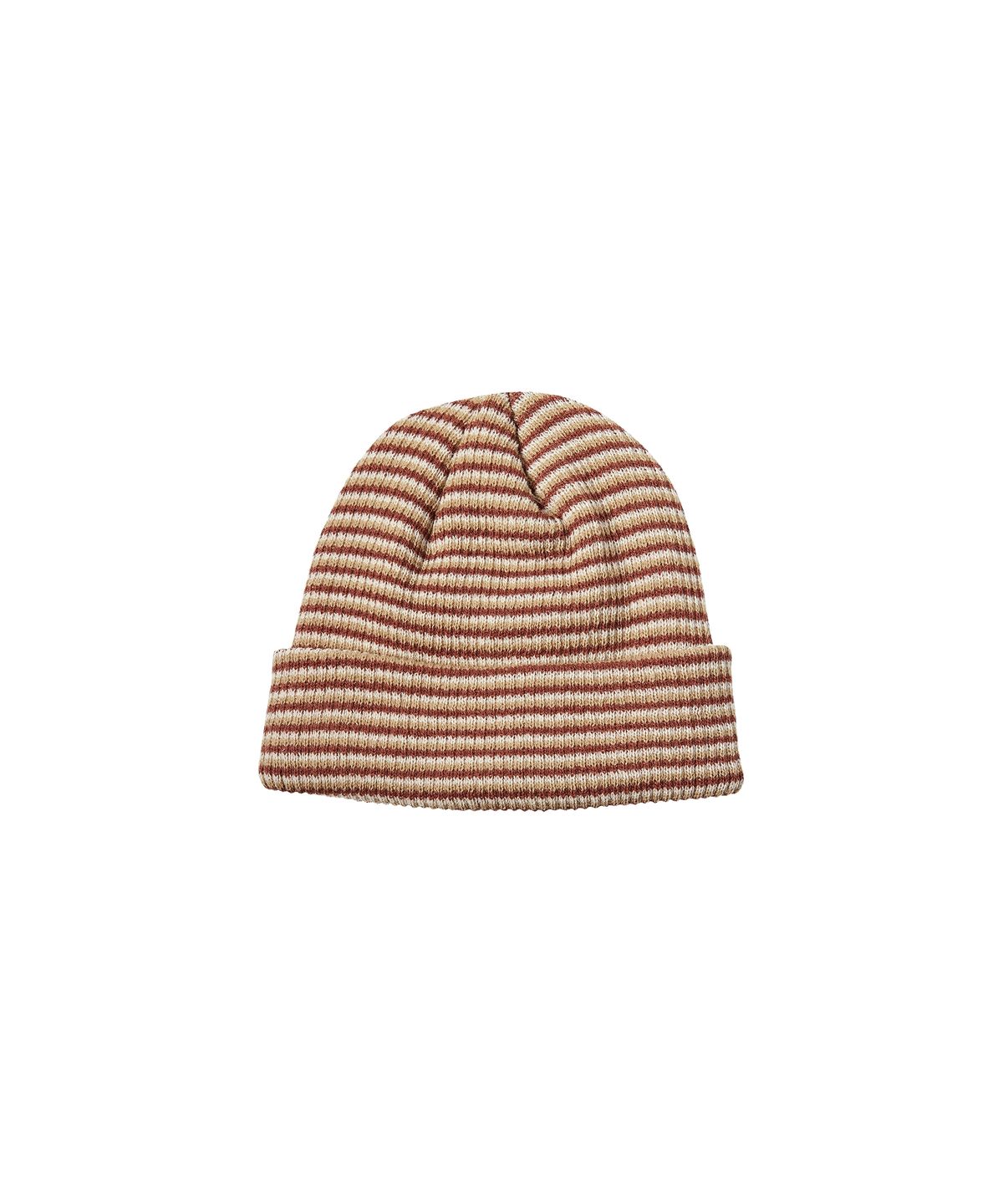 꼬모니노즈(COMONINOZ) [CN]STRIPE KNIT BEANIE [3 COLOR]