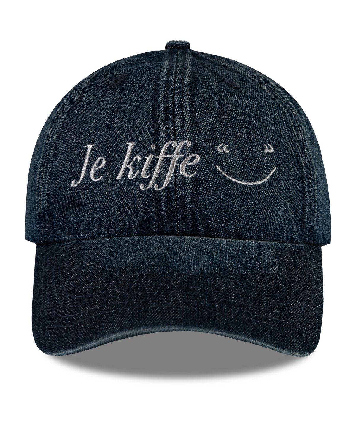 키페(KIFFER) Je Kiffe Smile Ball cap-indigo blue