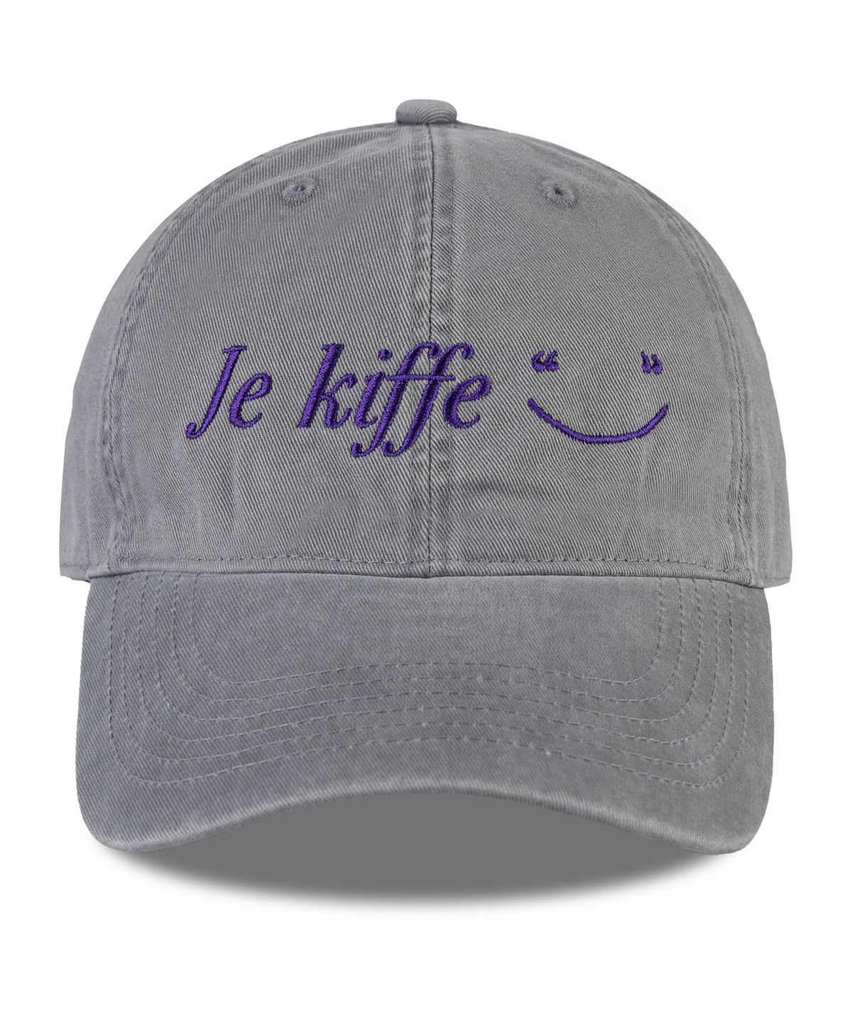 키페(KIFFER) Je Kiffe Smile Ball cap-cation gray