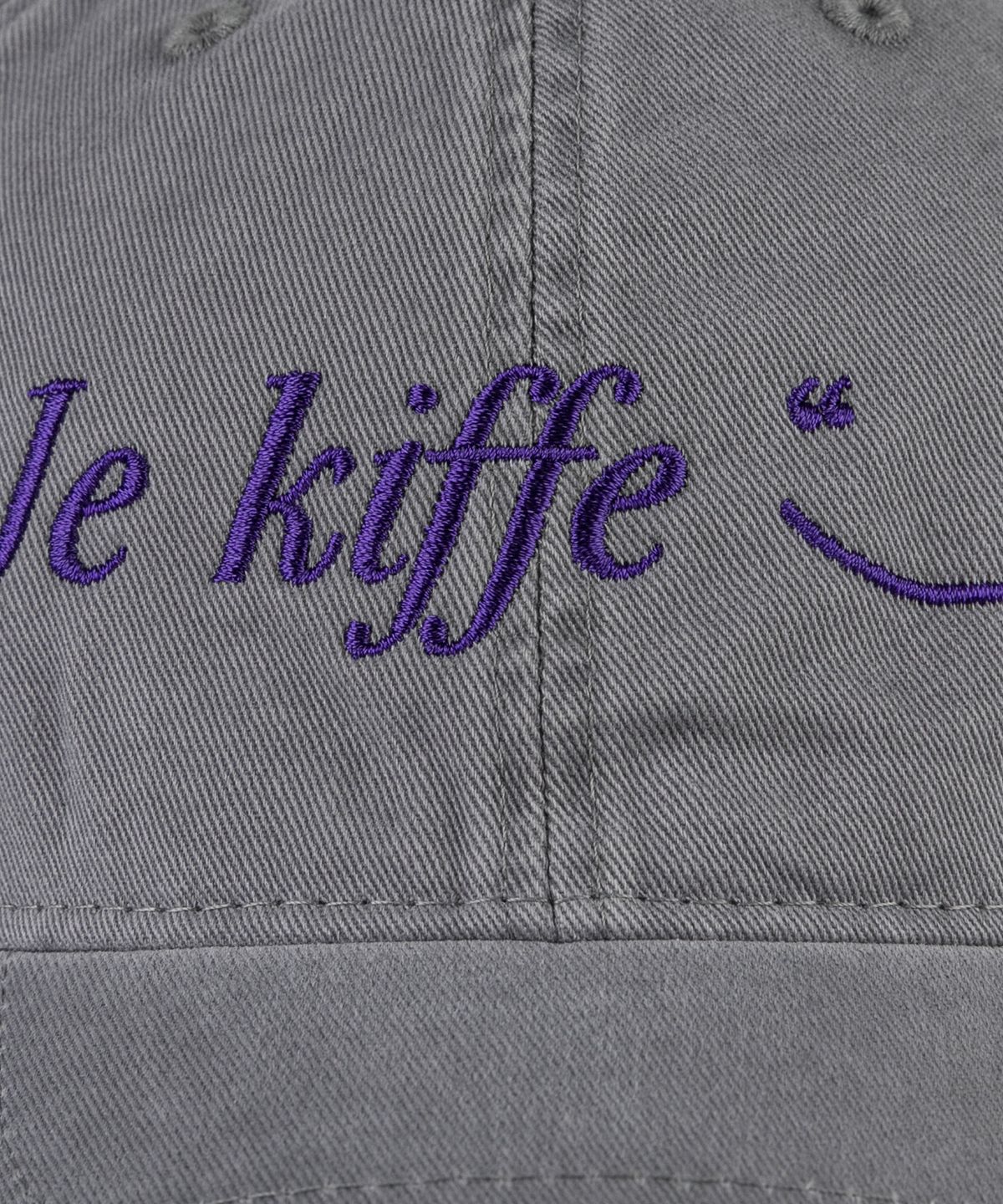 키페(KIFFER) Je Kiffe Smile Ball cap-cation gray