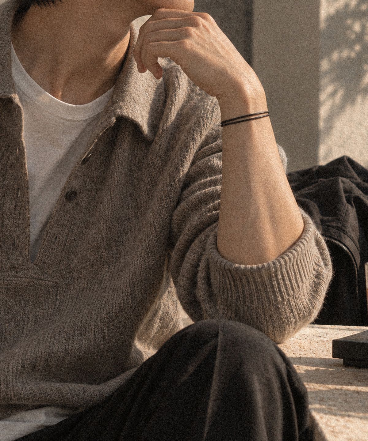 헬리오스(HELIOS) LINK BRACELET #5 [BLACK]