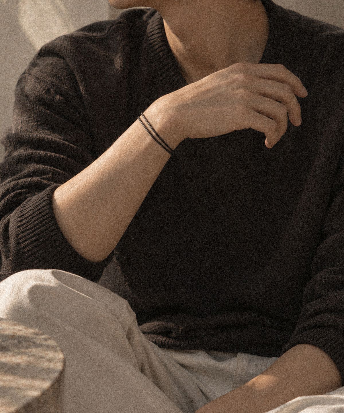 헬리오스(HELIOS) LINK BRACELET #5 [BLACK]
