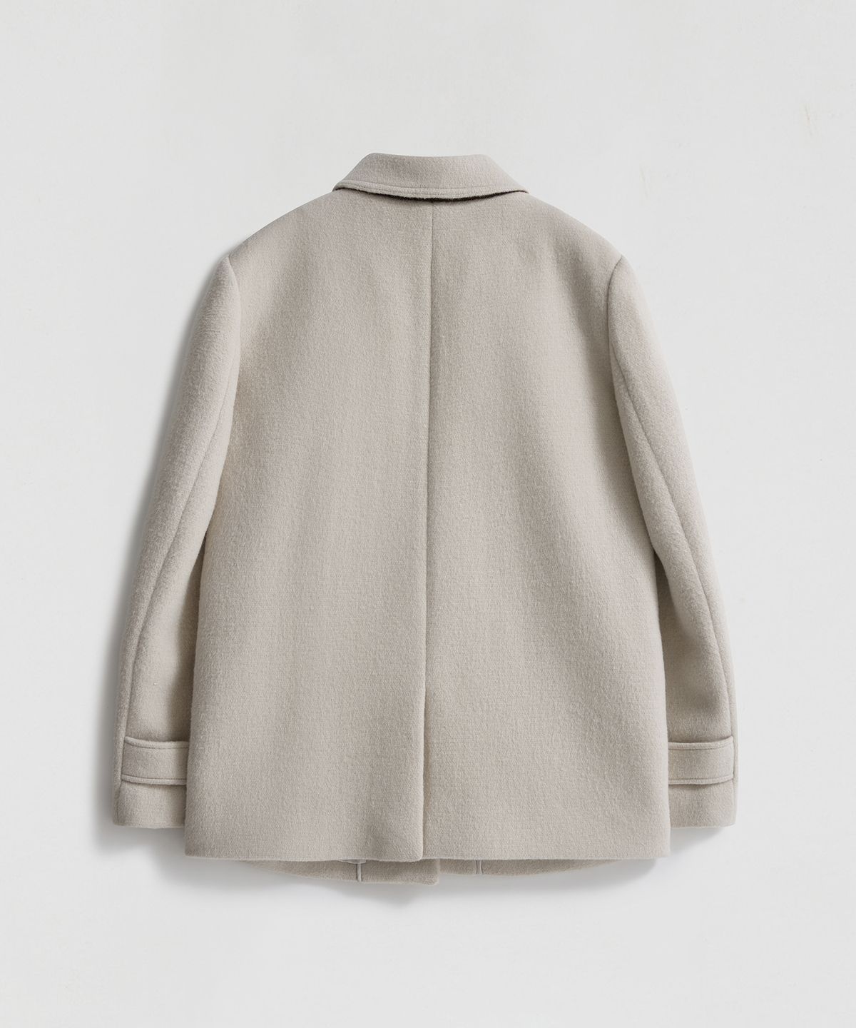 엘무드 우먼(LMOOD WOMEN) ARNO Wool Half Coat Almond Cream
