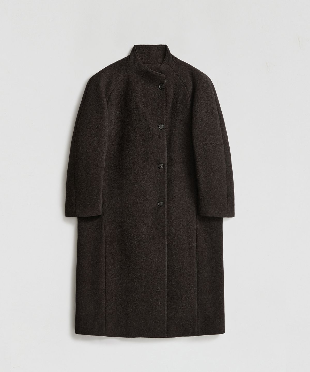 엘무드 우먼(LMOOD WOMEN) MARAIS Wool Coat Plum Noir