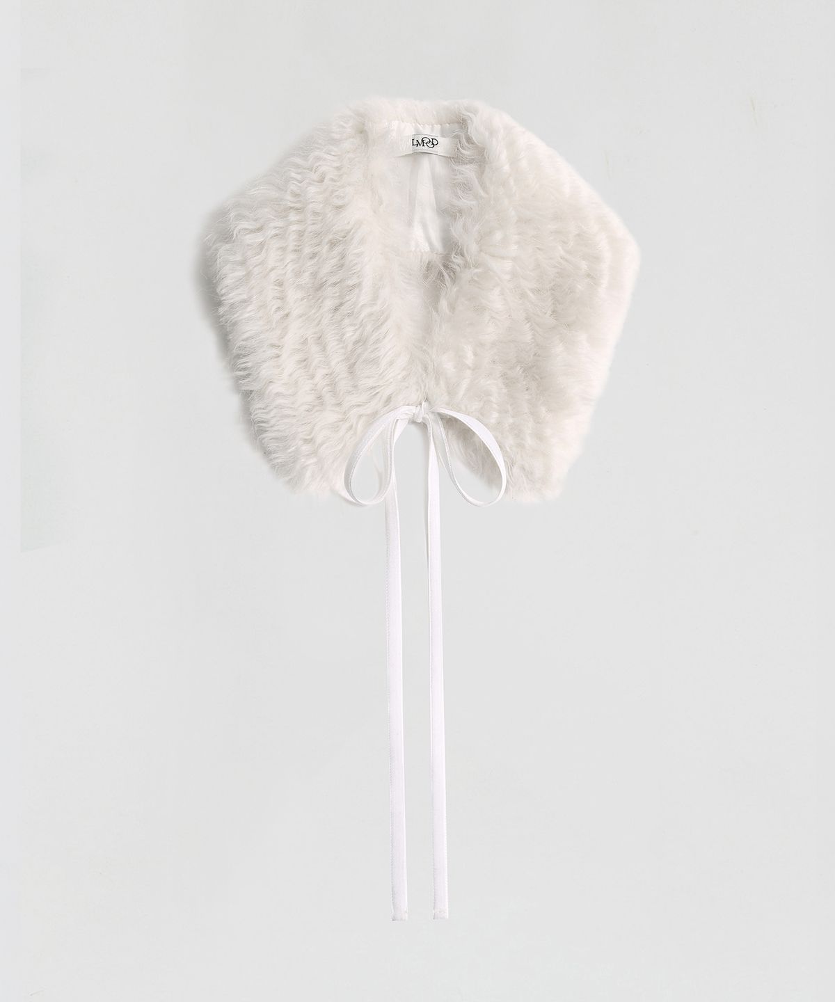 엘무드 우먼(LMOOD WOMEN) POODLE Mohair Fur Collar Ecru