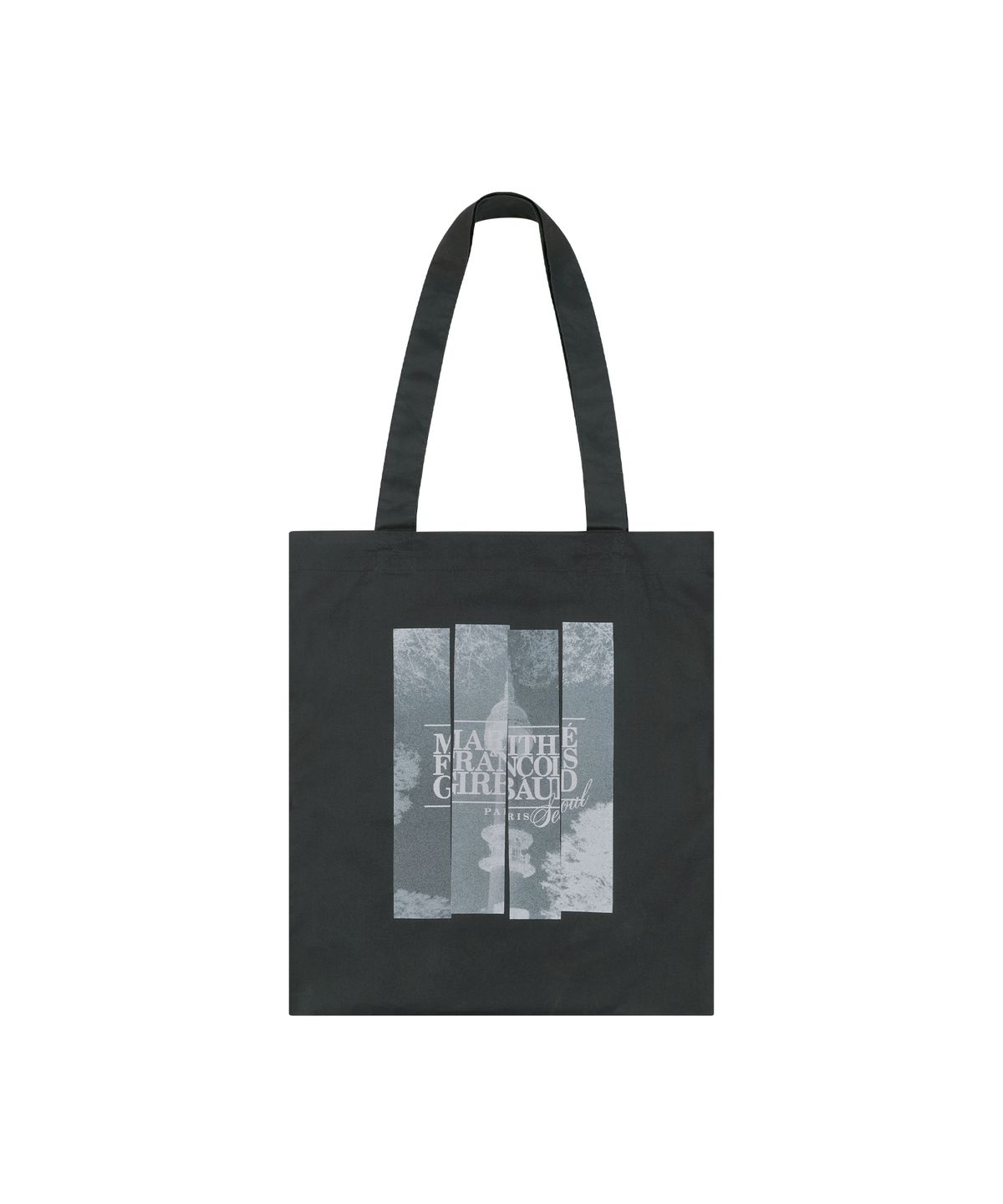 마리떼 프랑소와 저버(MARITHÉ + FRANҪOIS GIRBAUD) SEOUL EXCLUSIVE GRAPHIC ECO BAG charcoal