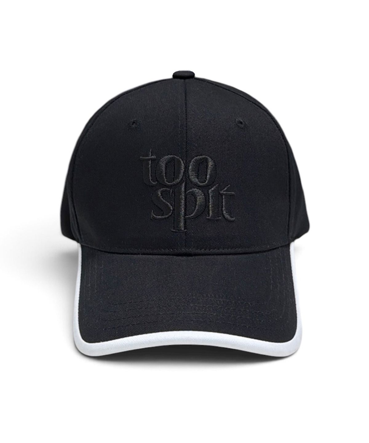 투에스핏(TOOSPIT) TONAL LOGO BALL CAP-BLACK
