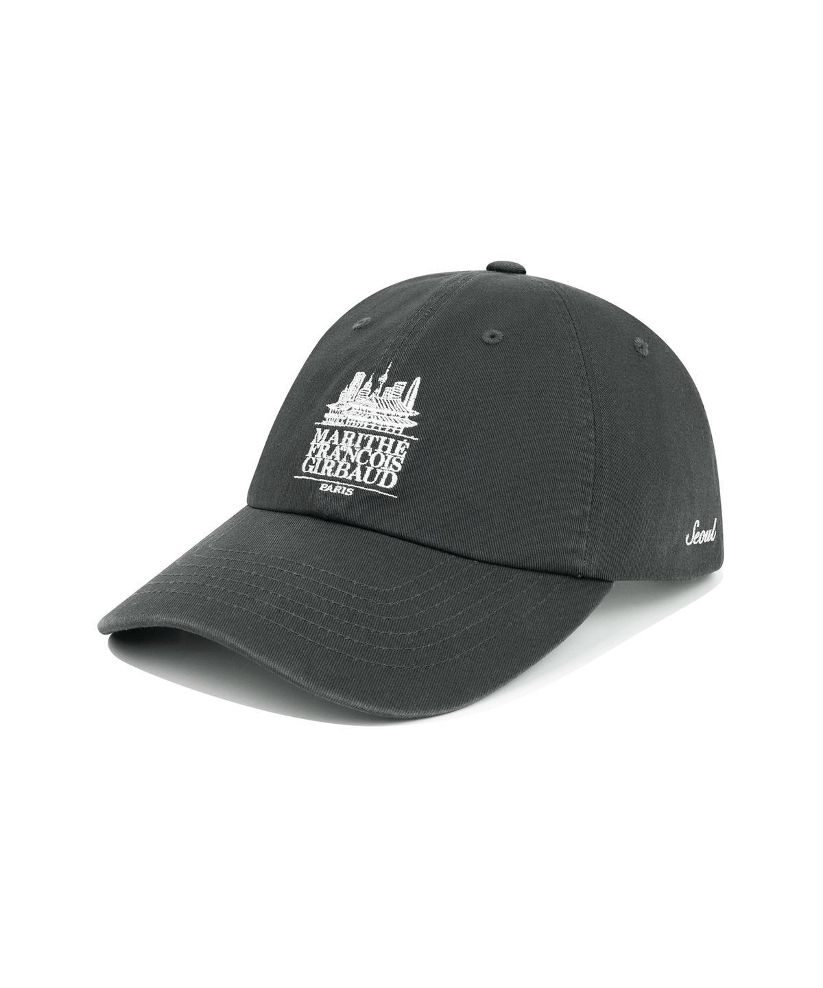마리떼 프랑소와 저버(MARITHÉ + FRANҪOIS GIRBAUD) SEOUL EXCLUSIVE CLASSIC LOGO CAP charcoal