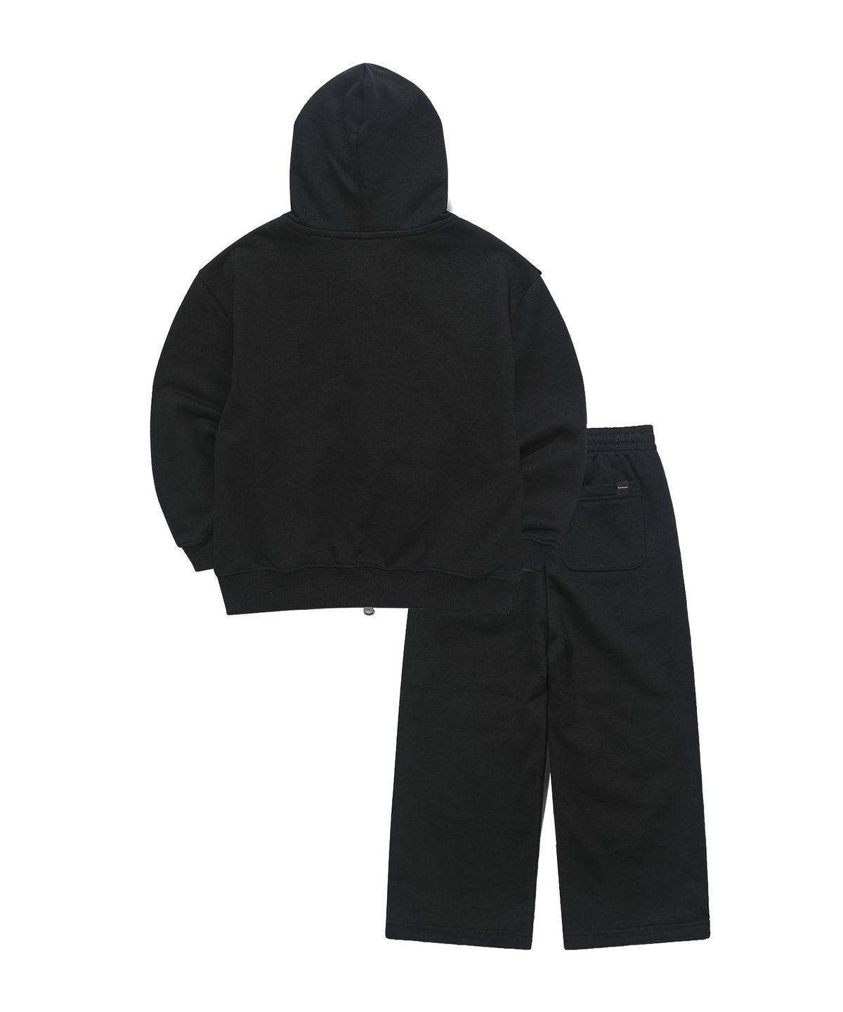 커버낫 키즈(COVERNAT KIDS) 아치로고 후드집업 커버셋 블랙 CK2603SUZ8BK