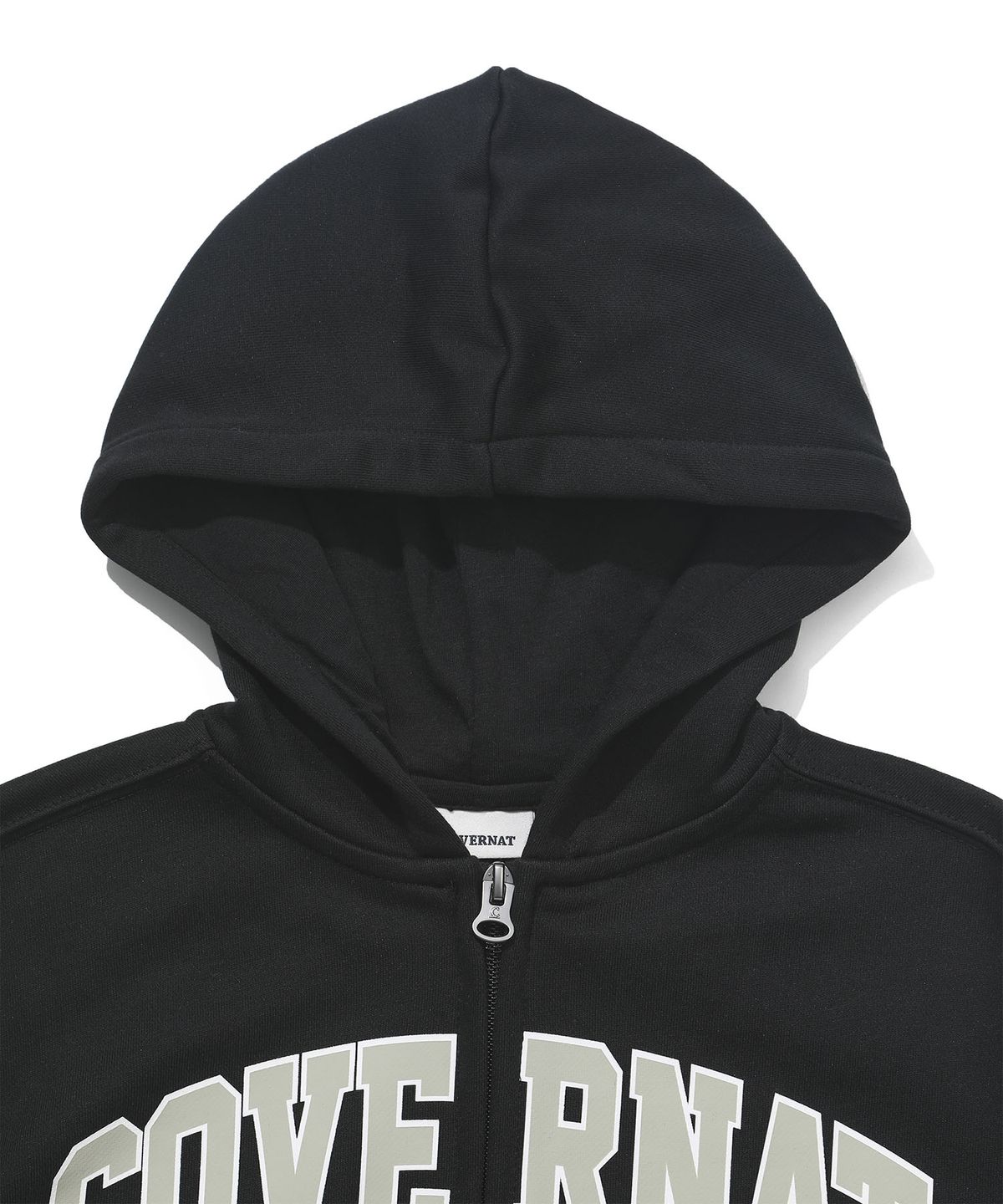 커버낫 키즈(COVERNAT KIDS) 아치로고 후드집업 커버셋 블랙 CK2603SUZ8BK