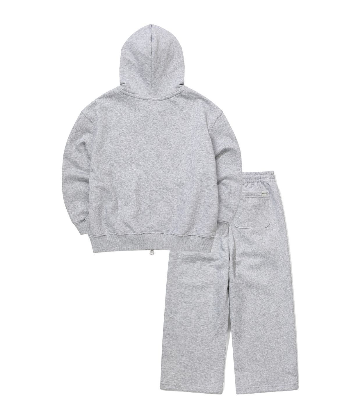 커버낫 키즈(COVERNAT KIDS) 아치로고 후드집업 커버셋 멜란지그레이 CK2603SUZ8MG