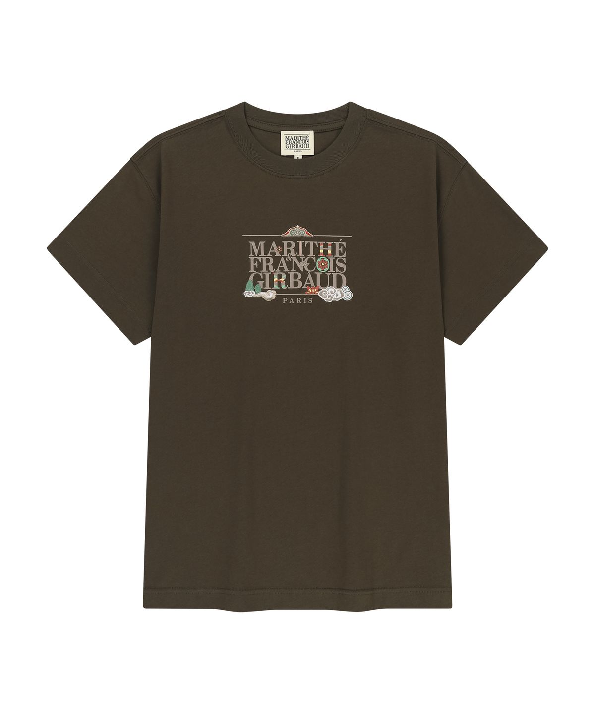 마리떼 프랑소와 저버(MARITHÉ + FRANҪOIS GIRBAUD) SEOUL EXCLUSIVE CLASSIC LOGO TEE dark brown