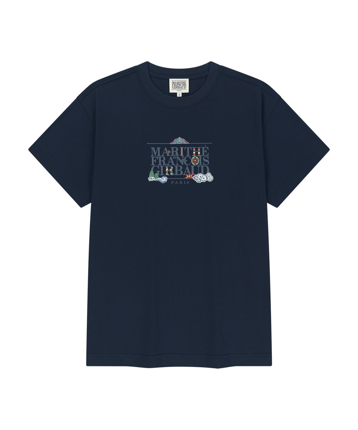 마리떼 프랑소와 저버(MARITHÉ + FRANҪOIS GIRBAUD) SEOUL EXCLUSIVE CLASSIC LOGO TEE navy