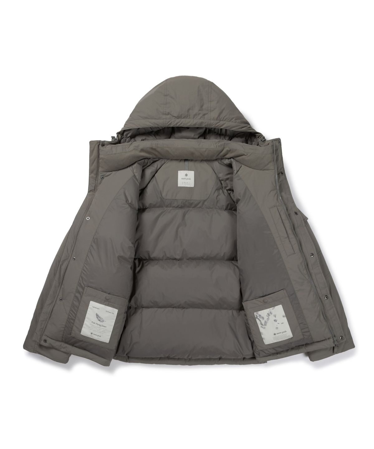 스노우피크 어패럴(SNOWPEAK APPAREL) 시티캠퍼 유틸리티 후드 다운 자켓 (S26WMGDJ68) Dark Khaki