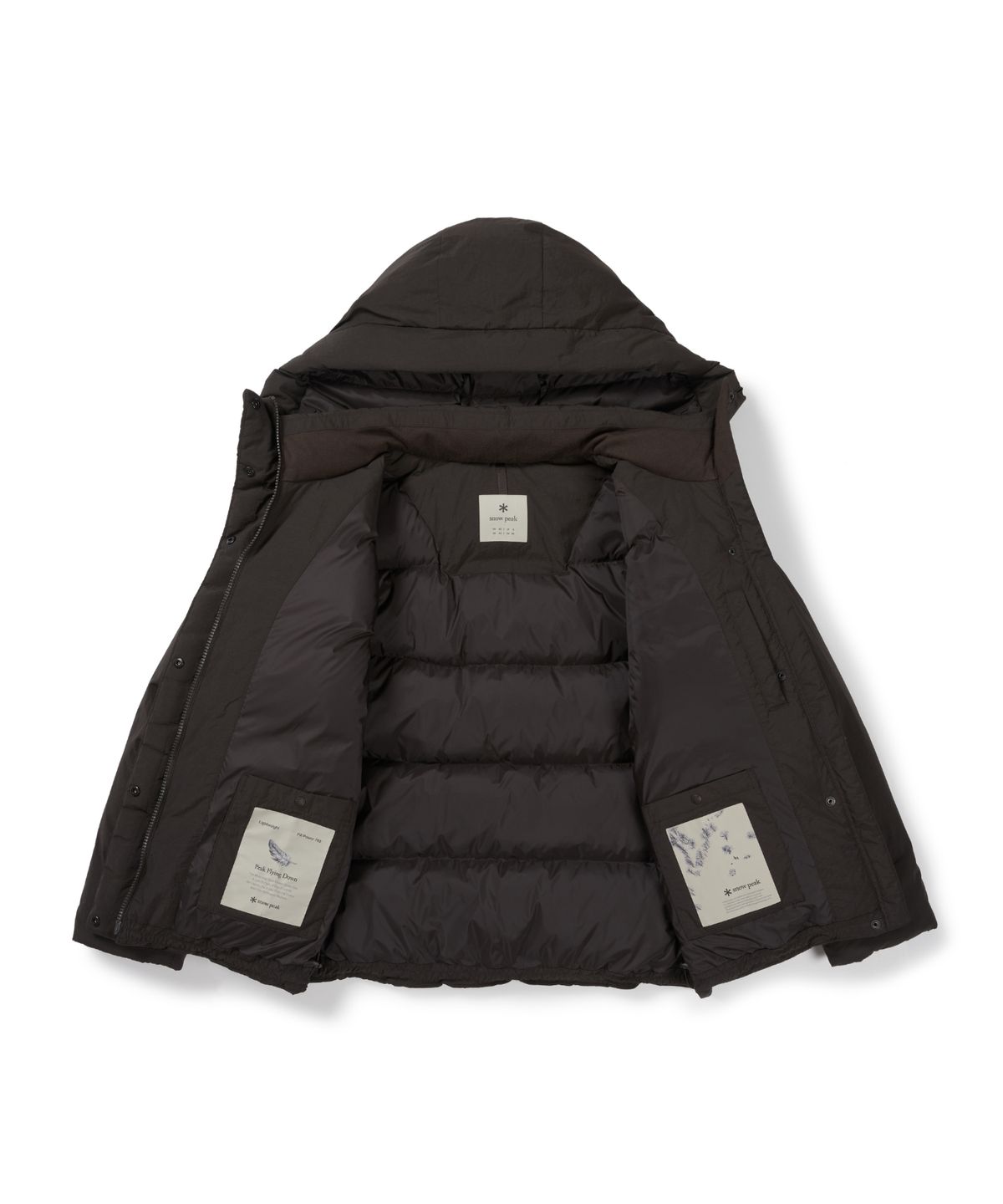 스노우피크 어패럴(SNOWPEAK APPAREL) 시티캠퍼 여성 후드 헤비 다운 자켓 (S26WWGDJ11) Choco Brown