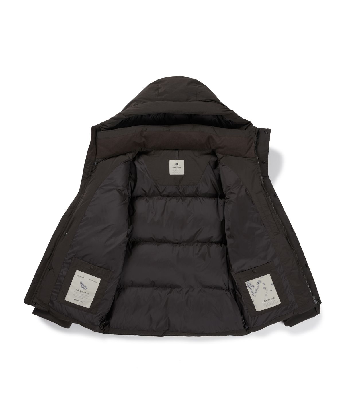 스노우피크 어패럴(SNOWPEAK APPAREL) 시티캠퍼 후드 헤비 다운 자켓 (S26WMGDJ10) Choco Brown