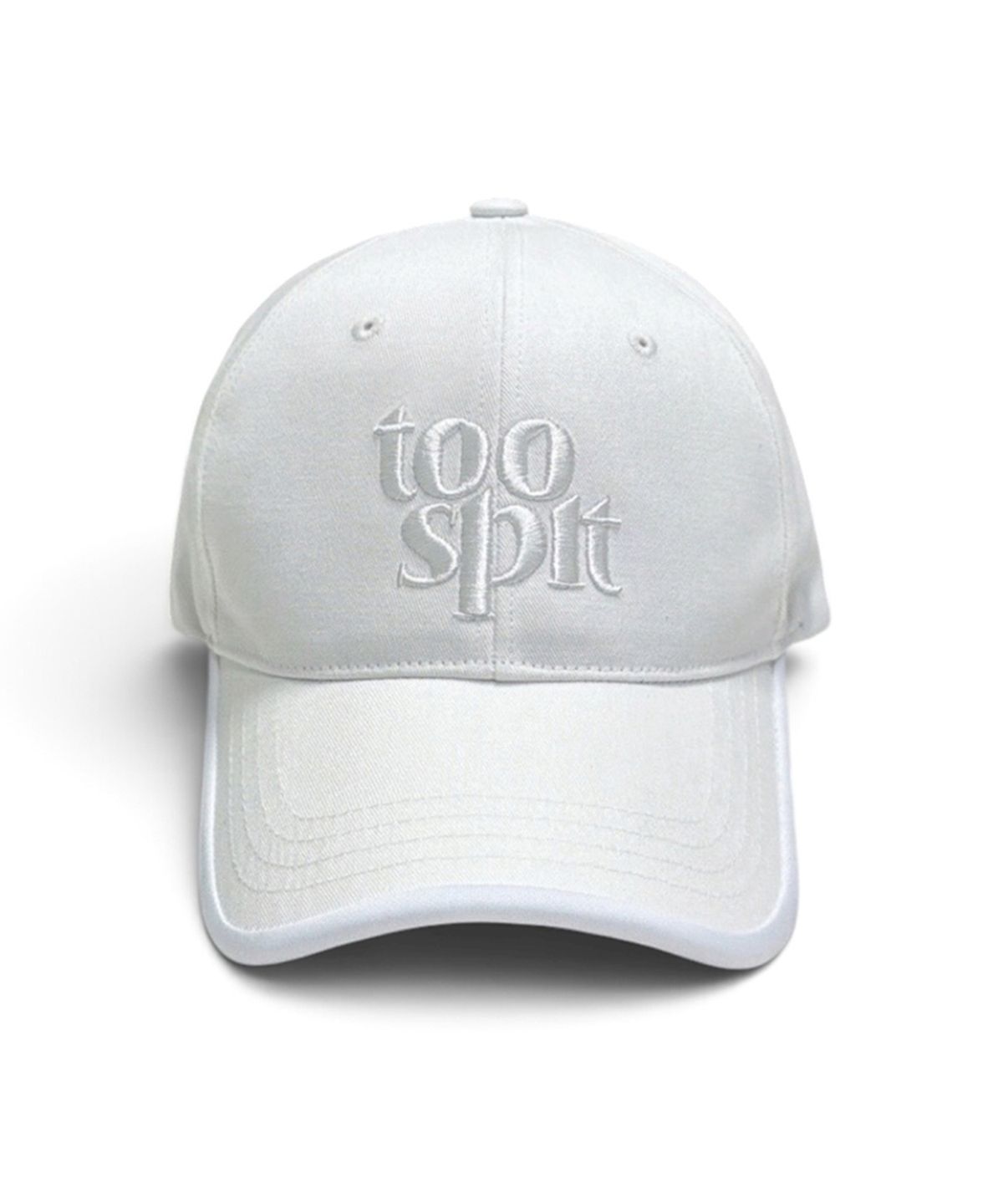 투에스핏(TOOSPIT) TONAL LOGO BALL CAP-WHITE