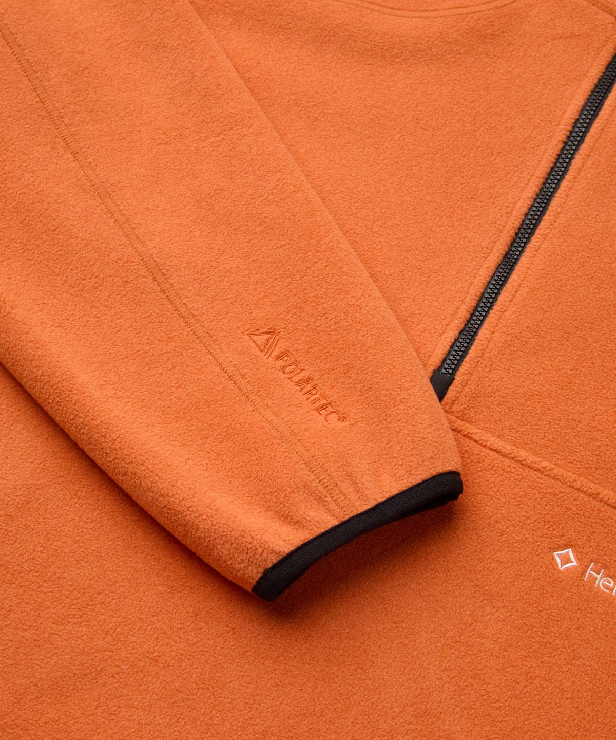 헬리녹스 웨어(HELINOX WEAR) 이클립스 폴라텍 200 플리스 하프 집업_Dark Orange