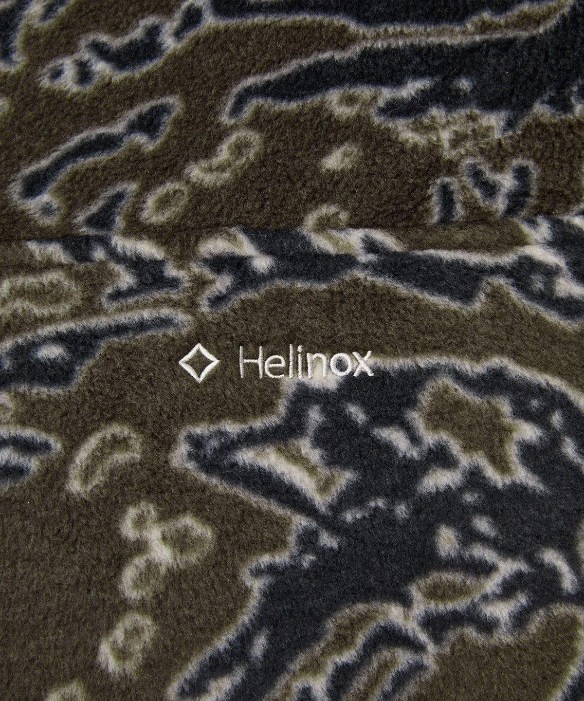 헬리녹스 웨어(HELINOX WEAR) 카모 플리스 하프 집업_Dark Brown